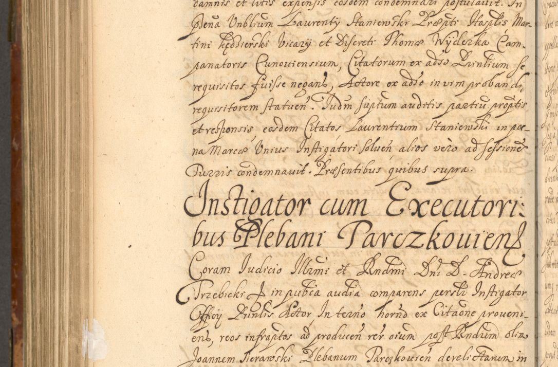 Zdjęcie nr 973 dla obiektu archiwalnego: Acta actorum, decretorum, sententiarum, erectionum, fundationum, confirmationum, instiutionum, resignationum, constitutionum, provisionum, submissionum, quietationum, substitutionum, ordinationum, ingrossationum, prostestationum R. D. Andreae Trzebicki, episcopi Cracoviensis, ducis Severiae in a. D. 1658 et  1659 acticatorum. Volumen I 