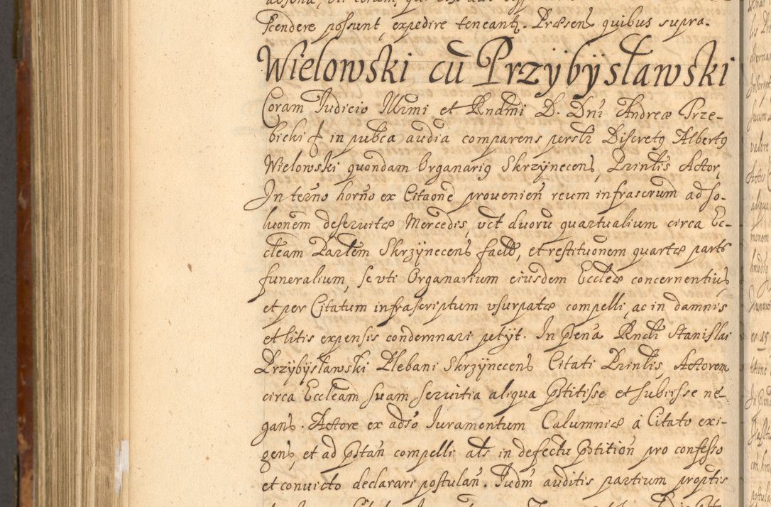 Zdjęcie nr 969 dla obiektu archiwalnego: Acta actorum, decretorum, sententiarum, erectionum, fundationum, confirmationum, instiutionum, resignationum, constitutionum, provisionum, submissionum, quietationum, substitutionum, ordinationum, ingrossationum, prostestationum R. D. Andreae Trzebicki, episcopi Cracoviensis, ducis Severiae in a. D. 1658 et  1659 acticatorum. Volumen I 