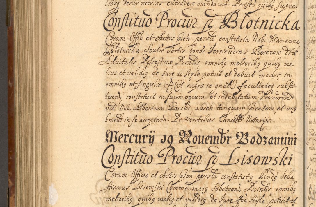 Zdjęcie nr 961 dla obiektu archiwalnego: Acta actorum, decretorum, sententiarum, erectionum, fundationum, confirmationum, instiutionum, resignationum, constitutionum, provisionum, submissionum, quietationum, substitutionum, ordinationum, ingrossationum, prostestationum R. D. Andreae Trzebicki, episcopi Cracoviensis, ducis Severiae in a. D. 1658 et  1659 acticatorum. Volumen I 