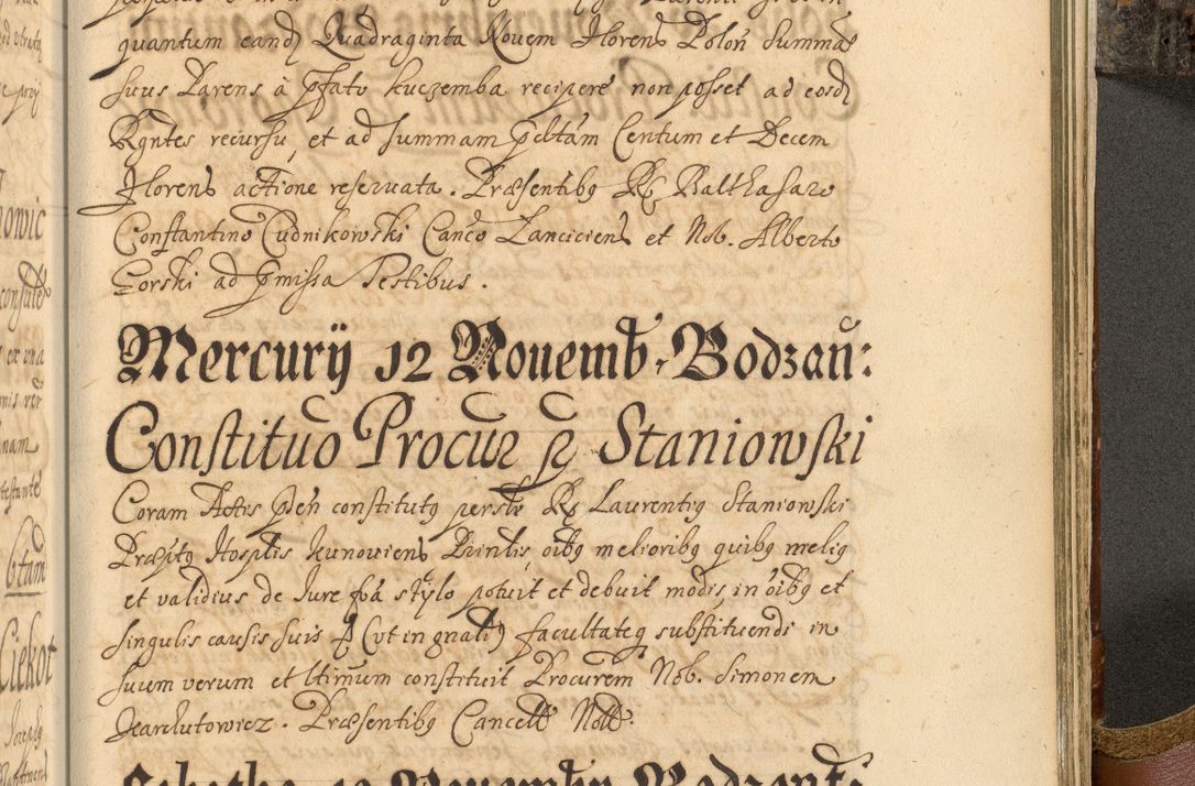 Zdjęcie nr 952 dla obiektu archiwalnego: Acta actorum, decretorum, sententiarum, erectionum, fundationum, confirmationum, instiutionum, resignationum, constitutionum, provisionum, submissionum, quietationum, substitutionum, ordinationum, ingrossationum, prostestationum R. D. Andreae Trzebicki, episcopi Cracoviensis, ducis Severiae in a. D. 1658 et  1659 acticatorum. Volumen I 