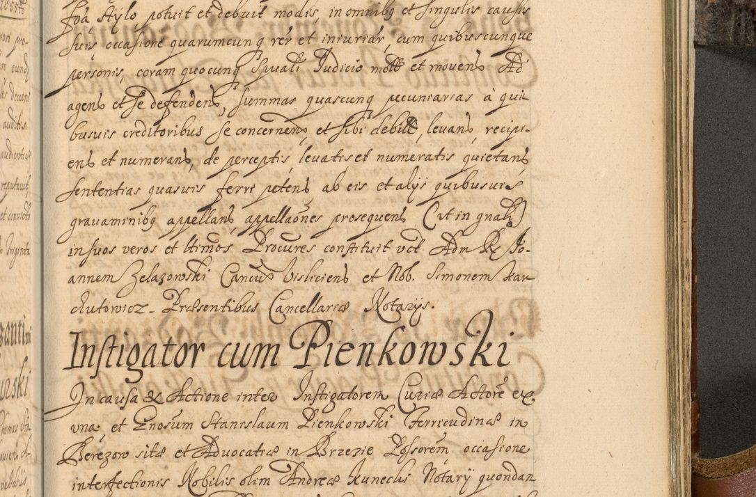 Zdjęcie nr 944 dla obiektu archiwalnego: Acta actorum, decretorum, sententiarum, erectionum, fundationum, confirmationum, instiutionum, resignationum, constitutionum, provisionum, submissionum, quietationum, substitutionum, ordinationum, ingrossationum, prostestationum R. D. Andreae Trzebicki, episcopi Cracoviensis, ducis Severiae in a. D. 1658 et  1659 acticatorum. Volumen I 