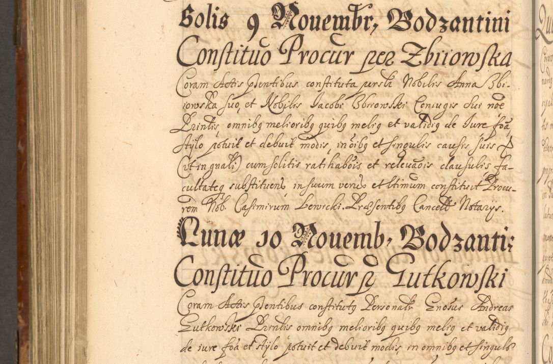 Zdjęcie nr 945 dla obiektu archiwalnego: Acta actorum, decretorum, sententiarum, erectionum, fundationum, confirmationum, instiutionum, resignationum, constitutionum, provisionum, submissionum, quietationum, substitutionum, ordinationum, ingrossationum, prostestationum R. D. Andreae Trzebicki, episcopi Cracoviensis, ducis Severiae in a. D. 1658 et  1659 acticatorum. Volumen I 