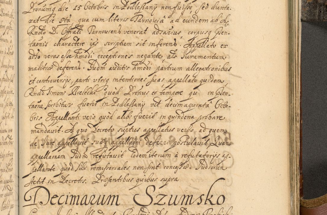 Zdjęcie nr 942 dla obiektu archiwalnego: Acta actorum, decretorum, sententiarum, erectionum, fundationum, confirmationum, instiutionum, resignationum, constitutionum, provisionum, submissionum, quietationum, substitutionum, ordinationum, ingrossationum, prostestationum R. D. Andreae Trzebicki, episcopi Cracoviensis, ducis Severiae in a. D. 1658 et  1659 acticatorum. Volumen I 