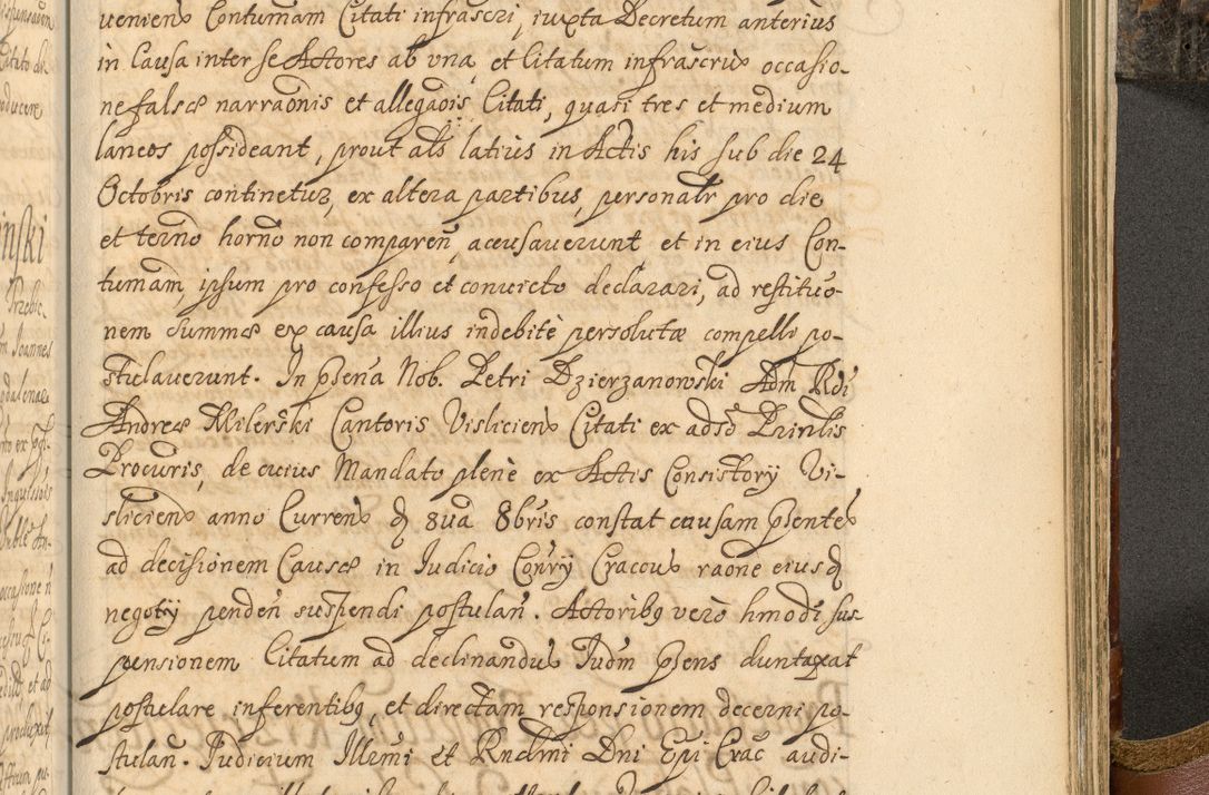 Zdjęcie nr 936 dla obiektu archiwalnego: Acta actorum, decretorum, sententiarum, erectionum, fundationum, confirmationum, instiutionum, resignationum, constitutionum, provisionum, submissionum, quietationum, substitutionum, ordinationum, ingrossationum, prostestationum R. D. Andreae Trzebicki, episcopi Cracoviensis, ducis Severiae in a. D. 1658 et  1659 acticatorum. Volumen I 