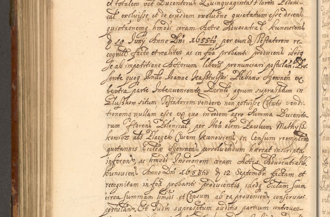 Zdjęcie nr 929 dla obiektu archiwalnego: Acta actorum, decretorum, sententiarum, erectionum, fundationum, confirmationum, instiutionum, resignationum, constitutionum, provisionum, submissionum, quietationum, substitutionum, ordinationum, ingrossationum, prostestationum R. D. Andreae Trzebicki, episcopi Cracoviensis, ducis Severiae in a. D. 1658 et  1659 acticatorum. Volumen I 