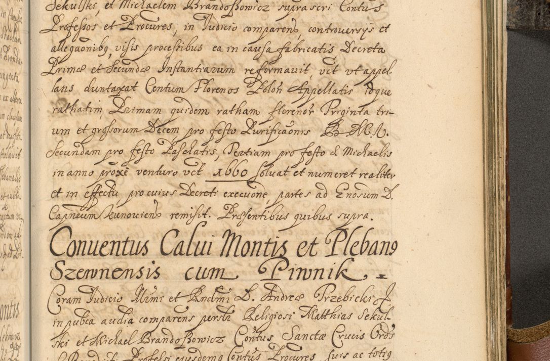 Zdjęcie nr 928 dla obiektu archiwalnego: Acta actorum, decretorum, sententiarum, erectionum, fundationum, confirmationum, instiutionum, resignationum, constitutionum, provisionum, submissionum, quietationum, substitutionum, ordinationum, ingrossationum, prostestationum R. D. Andreae Trzebicki, episcopi Cracoviensis, ducis Severiae in a. D. 1658 et  1659 acticatorum. Volumen I 