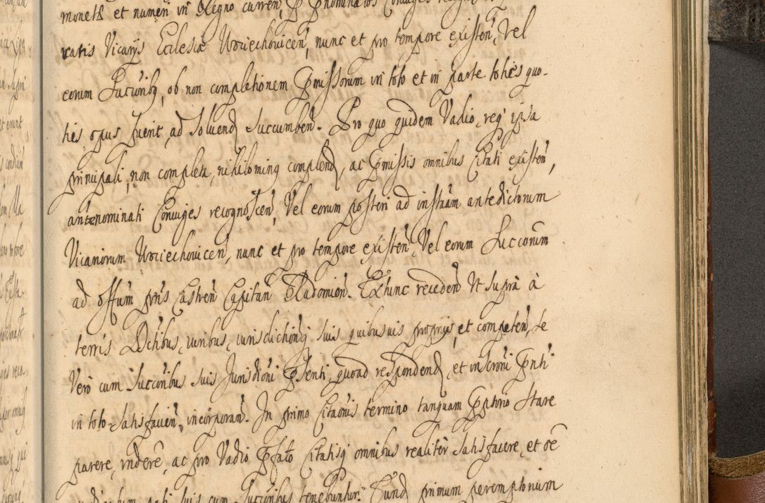 Zdjęcie nr 912 dla obiektu archiwalnego: Acta actorum, decretorum, sententiarum, erectionum, fundationum, confirmationum, instiutionum, resignationum, constitutionum, provisionum, submissionum, quietationum, substitutionum, ordinationum, ingrossationum, prostestationum R. D. Andreae Trzebicki, episcopi Cracoviensis, ducis Severiae in a. D. 1658 et  1659 acticatorum. Volumen I 
