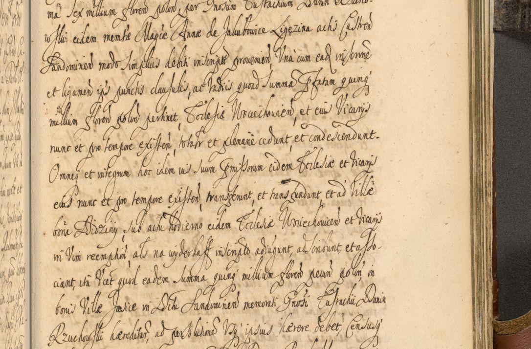 Zdjęcie nr 910 dla obiektu archiwalnego: Acta actorum, decretorum, sententiarum, erectionum, fundationum, confirmationum, instiutionum, resignationum, constitutionum, provisionum, submissionum, quietationum, substitutionum, ordinationum, ingrossationum, prostestationum R. D. Andreae Trzebicki, episcopi Cracoviensis, ducis Severiae in a. D. 1658 et  1659 acticatorum. Volumen I 