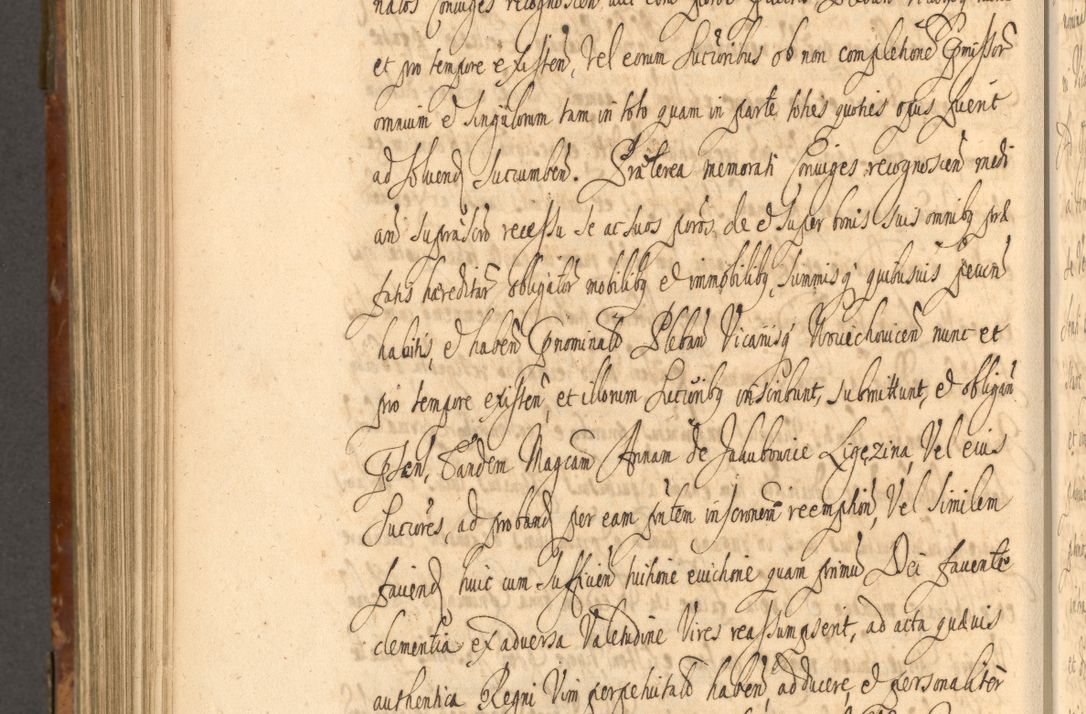 Zdjęcie nr 907 dla obiektu archiwalnego: Acta actorum, decretorum, sententiarum, erectionum, fundationum, confirmationum, instiutionum, resignationum, constitutionum, provisionum, submissionum, quietationum, substitutionum, ordinationum, ingrossationum, prostestationum R. D. Andreae Trzebicki, episcopi Cracoviensis, ducis Severiae in a. D. 1658 et  1659 acticatorum. Volumen I 