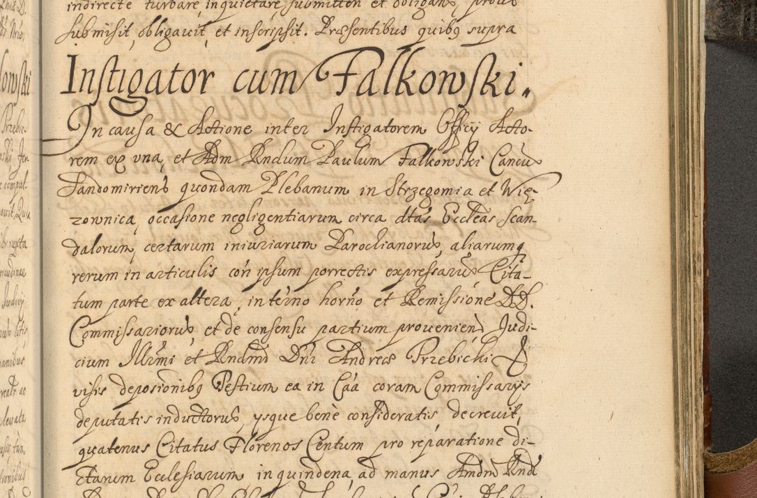 Zdjęcie nr 900 dla obiektu archiwalnego: Acta actorum, decretorum, sententiarum, erectionum, fundationum, confirmationum, instiutionum, resignationum, constitutionum, provisionum, submissionum, quietationum, substitutionum, ordinationum, ingrossationum, prostestationum R. D. Andreae Trzebicki, episcopi Cracoviensis, ducis Severiae in a. D. 1658 et  1659 acticatorum. Volumen I 