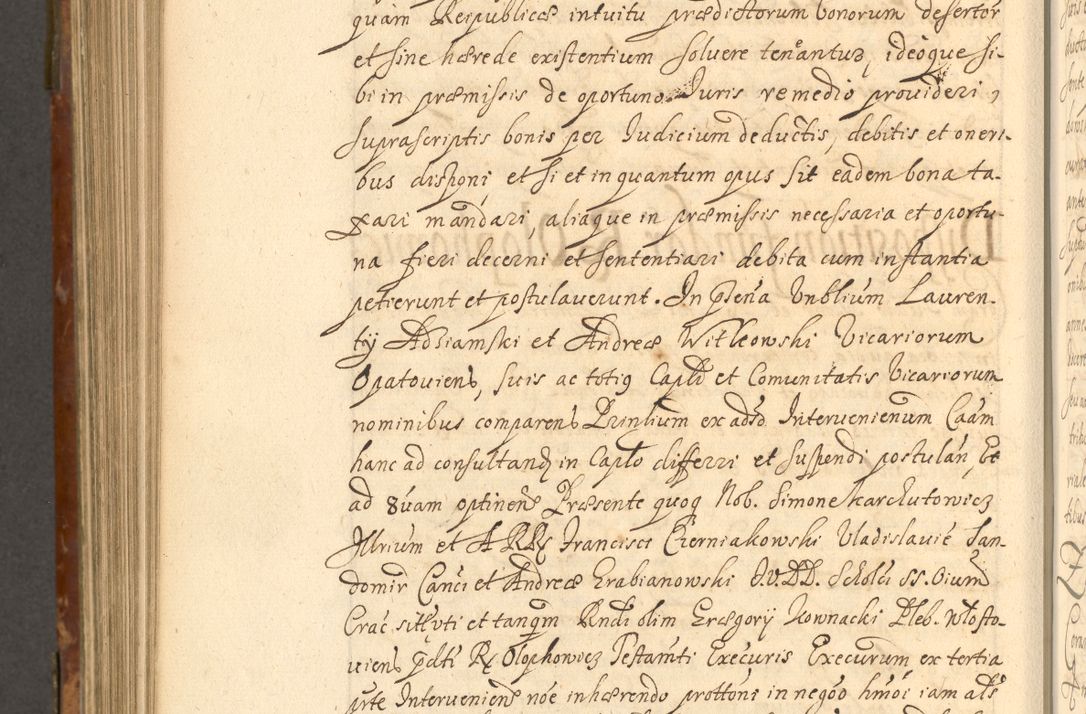 Zdjęcie nr 895 dla obiektu archiwalnego: Acta actorum, decretorum, sententiarum, erectionum, fundationum, confirmationum, instiutionum, resignationum, constitutionum, provisionum, submissionum, quietationum, substitutionum, ordinationum, ingrossationum, prostestationum R. D. Andreae Trzebicki, episcopi Cracoviensis, ducis Severiae in a. D. 1658 et  1659 acticatorum. Volumen I 
