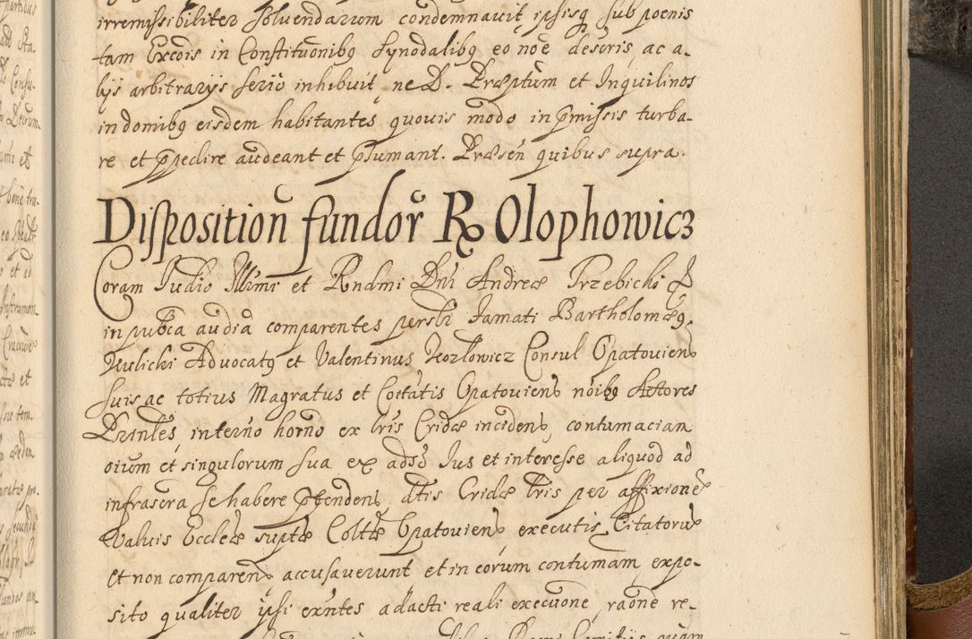 Zdjęcie nr 894 dla obiektu archiwalnego: Acta actorum, decretorum, sententiarum, erectionum, fundationum, confirmationum, instiutionum, resignationum, constitutionum, provisionum, submissionum, quietationum, substitutionum, ordinationum, ingrossationum, prostestationum R. D. Andreae Trzebicki, episcopi Cracoviensis, ducis Severiae in a. D. 1658 et  1659 acticatorum. Volumen I 