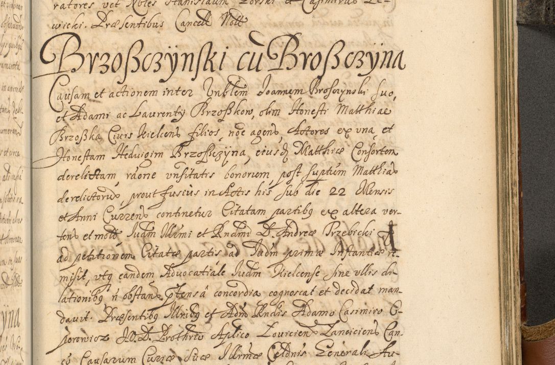 Zdjęcie nr 888 dla obiektu archiwalnego: Acta actorum, decretorum, sententiarum, erectionum, fundationum, confirmationum, instiutionum, resignationum, constitutionum, provisionum, submissionum, quietationum, substitutionum, ordinationum, ingrossationum, prostestationum R. D. Andreae Trzebicki, episcopi Cracoviensis, ducis Severiae in a. D. 1658 et  1659 acticatorum. Volumen I 