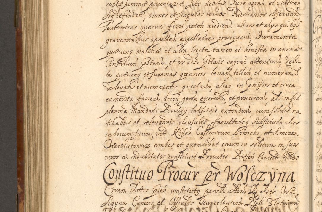 Zdjęcie nr 887 dla obiektu archiwalnego: Acta actorum, decretorum, sententiarum, erectionum, fundationum, confirmationum, instiutionum, resignationum, constitutionum, provisionum, submissionum, quietationum, substitutionum, ordinationum, ingrossationum, prostestationum R. D. Andreae Trzebicki, episcopi Cracoviensis, ducis Severiae in a. D. 1658 et  1659 acticatorum. Volumen I 