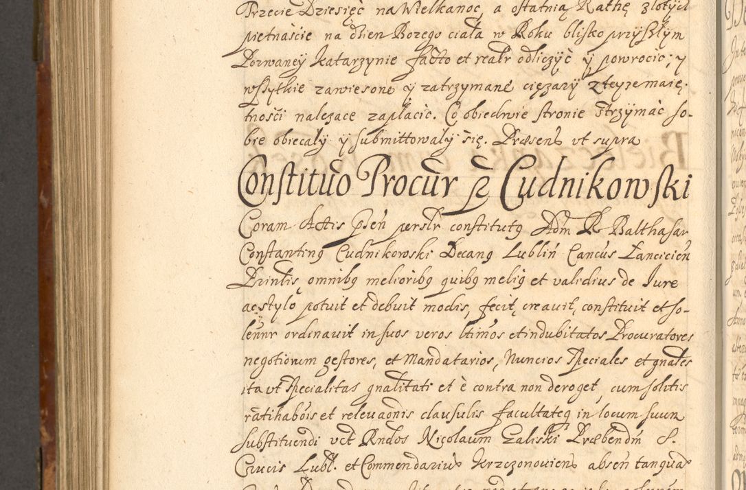 Zdjęcie nr 885 dla obiektu archiwalnego: Acta actorum, decretorum, sententiarum, erectionum, fundationum, confirmationum, instiutionum, resignationum, constitutionum, provisionum, submissionum, quietationum, substitutionum, ordinationum, ingrossationum, prostestationum R. D. Andreae Trzebicki, episcopi Cracoviensis, ducis Severiae in a. D. 1658 et  1659 acticatorum. Volumen I 