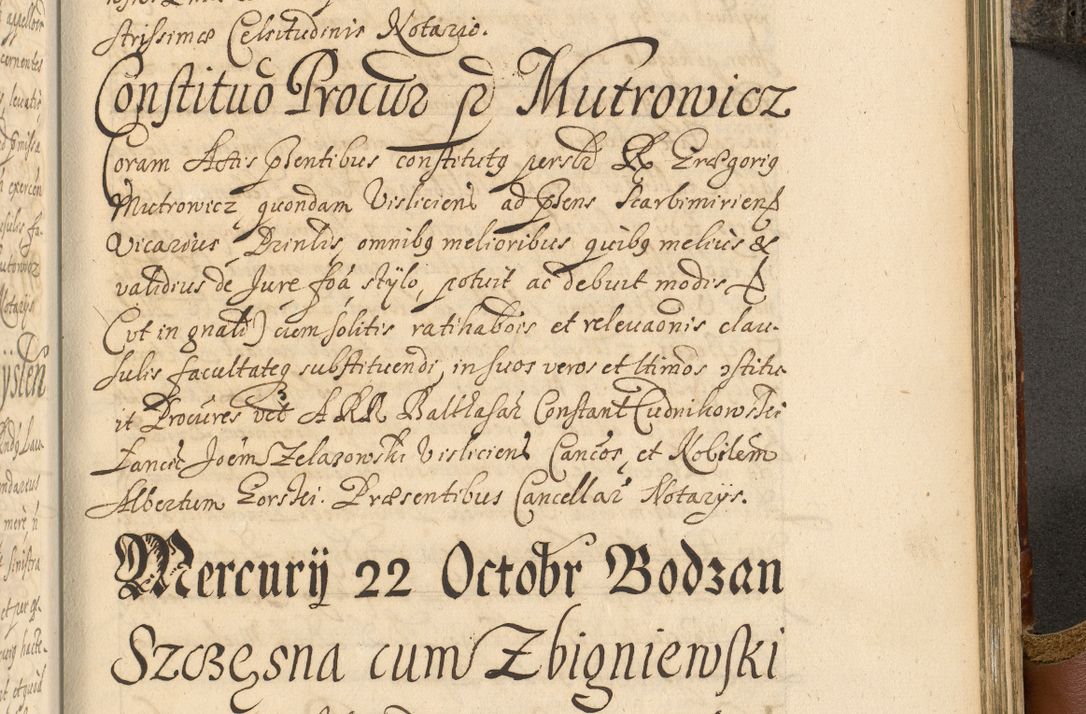 Zdjęcie nr 880 dla obiektu archiwalnego: Acta actorum, decretorum, sententiarum, erectionum, fundationum, confirmationum, instiutionum, resignationum, constitutionum, provisionum, submissionum, quietationum, substitutionum, ordinationum, ingrossationum, prostestationum R. D. Andreae Trzebicki, episcopi Cracoviensis, ducis Severiae in a. D. 1658 et  1659 acticatorum. Volumen I 
