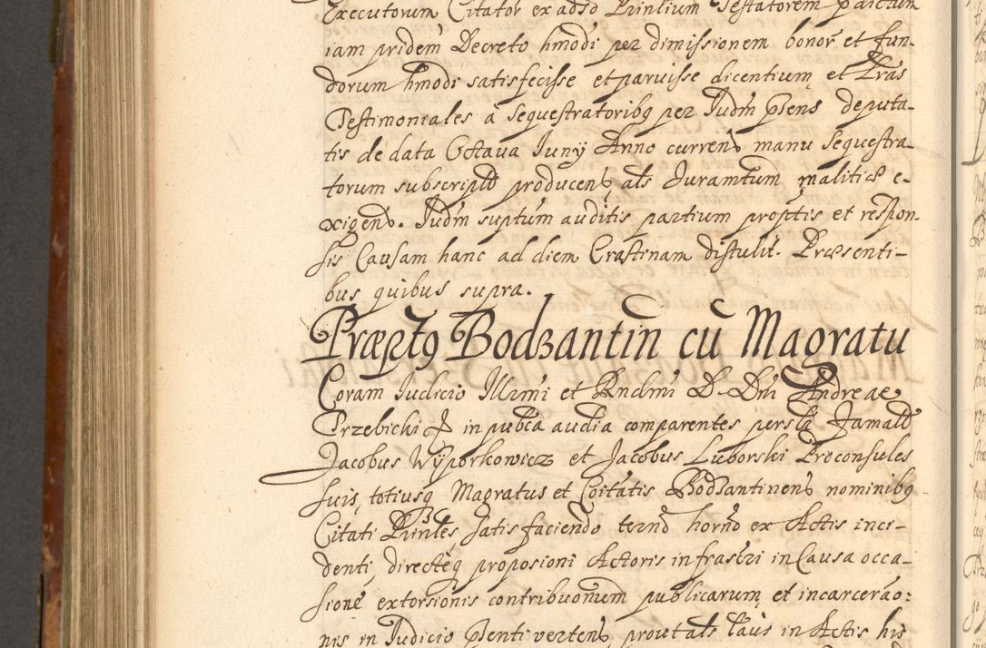 Zdjęcie nr 873 dla obiektu archiwalnego: Acta actorum, decretorum, sententiarum, erectionum, fundationum, confirmationum, instiutionum, resignationum, constitutionum, provisionum, submissionum, quietationum, substitutionum, ordinationum, ingrossationum, prostestationum R. D. Andreae Trzebicki, episcopi Cracoviensis, ducis Severiae in a. D. 1658 et  1659 acticatorum. Volumen I 