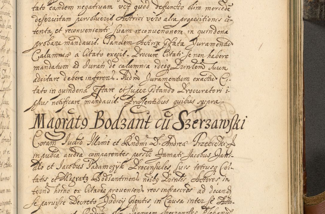 Zdjęcie nr 872 dla obiektu archiwalnego: Acta actorum, decretorum, sententiarum, erectionum, fundationum, confirmationum, instiutionum, resignationum, constitutionum, provisionum, submissionum, quietationum, substitutionum, ordinationum, ingrossationum, prostestationum R. D. Andreae Trzebicki, episcopi Cracoviensis, ducis Severiae in a. D. 1658 et  1659 acticatorum. Volumen I 