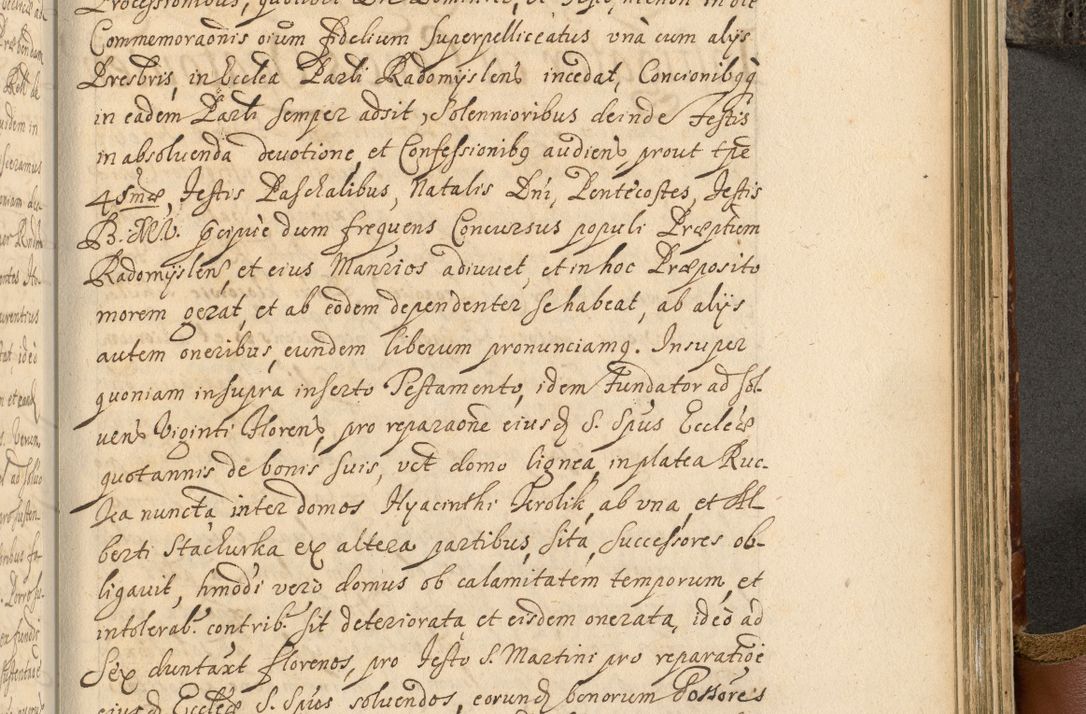 Zdjęcie nr 864 dla obiektu archiwalnego: Acta actorum, decretorum, sententiarum, erectionum, fundationum, confirmationum, instiutionum, resignationum, constitutionum, provisionum, submissionum, quietationum, substitutionum, ordinationum, ingrossationum, prostestationum R. D. Andreae Trzebicki, episcopi Cracoviensis, ducis Severiae in a. D. 1658 et  1659 acticatorum. Volumen I 