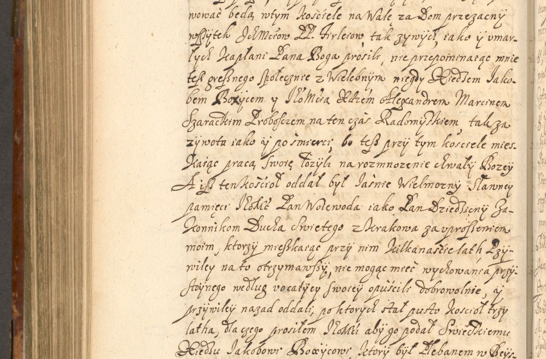Zdjęcie nr 859 dla obiektu archiwalnego: Acta actorum, decretorum, sententiarum, erectionum, fundationum, confirmationum, instiutionum, resignationum, constitutionum, provisionum, submissionum, quietationum, substitutionum, ordinationum, ingrossationum, prostestationum R. D. Andreae Trzebicki, episcopi Cracoviensis, ducis Severiae in a. D. 1658 et  1659 acticatorum. Volumen I 