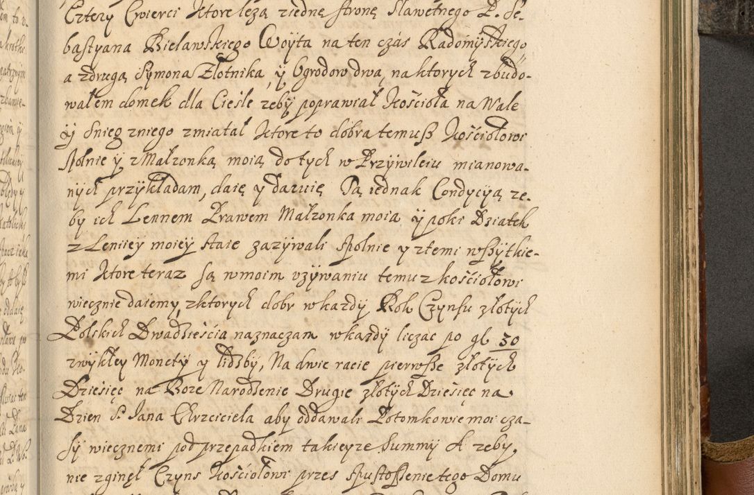 Zdjęcie nr 858 dla obiektu archiwalnego: Acta actorum, decretorum, sententiarum, erectionum, fundationum, confirmationum, instiutionum, resignationum, constitutionum, provisionum, submissionum, quietationum, substitutionum, ordinationum, ingrossationum, prostestationum R. D. Andreae Trzebicki, episcopi Cracoviensis, ducis Severiae in a. D. 1658 et  1659 acticatorum. Volumen I 