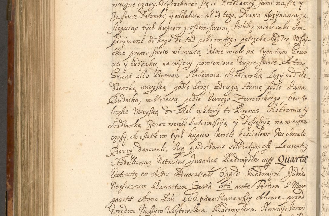 Zdjęcie nr 851 dla obiektu archiwalnego: Acta actorum, decretorum, sententiarum, erectionum, fundationum, confirmationum, instiutionum, resignationum, constitutionum, provisionum, submissionum, quietationum, substitutionum, ordinationum, ingrossationum, prostestationum R. D. Andreae Trzebicki, episcopi Cracoviensis, ducis Severiae in a. D. 1658 et  1659 acticatorum. Volumen I 