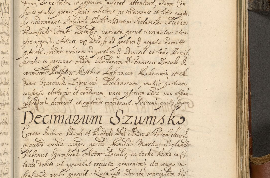 Zdjęcie nr 844 dla obiektu archiwalnego: Acta actorum, decretorum, sententiarum, erectionum, fundationum, confirmationum, instiutionum, resignationum, constitutionum, provisionum, submissionum, quietationum, substitutionum, ordinationum, ingrossationum, prostestationum R. D. Andreae Trzebicki, episcopi Cracoviensis, ducis Severiae in a. D. 1658 et  1659 acticatorum. Volumen I 