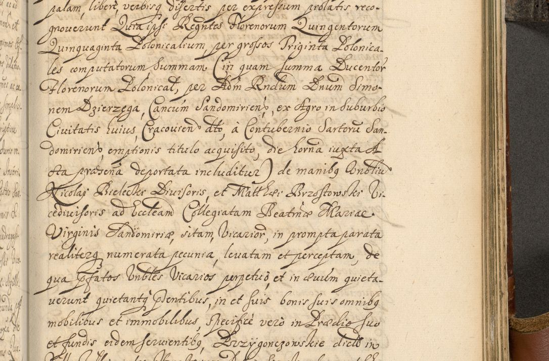 Zdjęcie nr 836 dla obiektu archiwalnego: Acta actorum, decretorum, sententiarum, erectionum, fundationum, confirmationum, instiutionum, resignationum, constitutionum, provisionum, submissionum, quietationum, substitutionum, ordinationum, ingrossationum, prostestationum R. D. Andreae Trzebicki, episcopi Cracoviensis, ducis Severiae in a. D. 1658 et  1659 acticatorum. Volumen I 