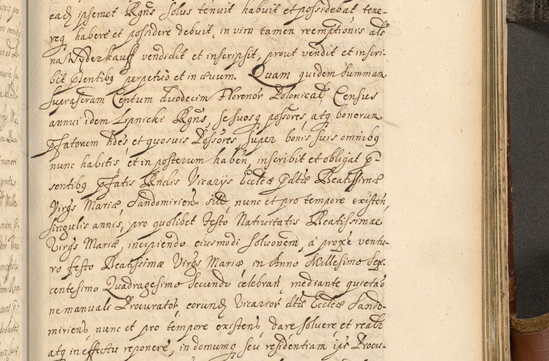 Zdjęcie nr 832 dla obiektu archiwalnego: Acta actorum, decretorum, sententiarum, erectionum, fundationum, confirmationum, instiutionum, resignationum, constitutionum, provisionum, submissionum, quietationum, substitutionum, ordinationum, ingrossationum, prostestationum R. D. Andreae Trzebicki, episcopi Cracoviensis, ducis Severiae in a. D. 1658 et  1659 acticatorum. Volumen I 