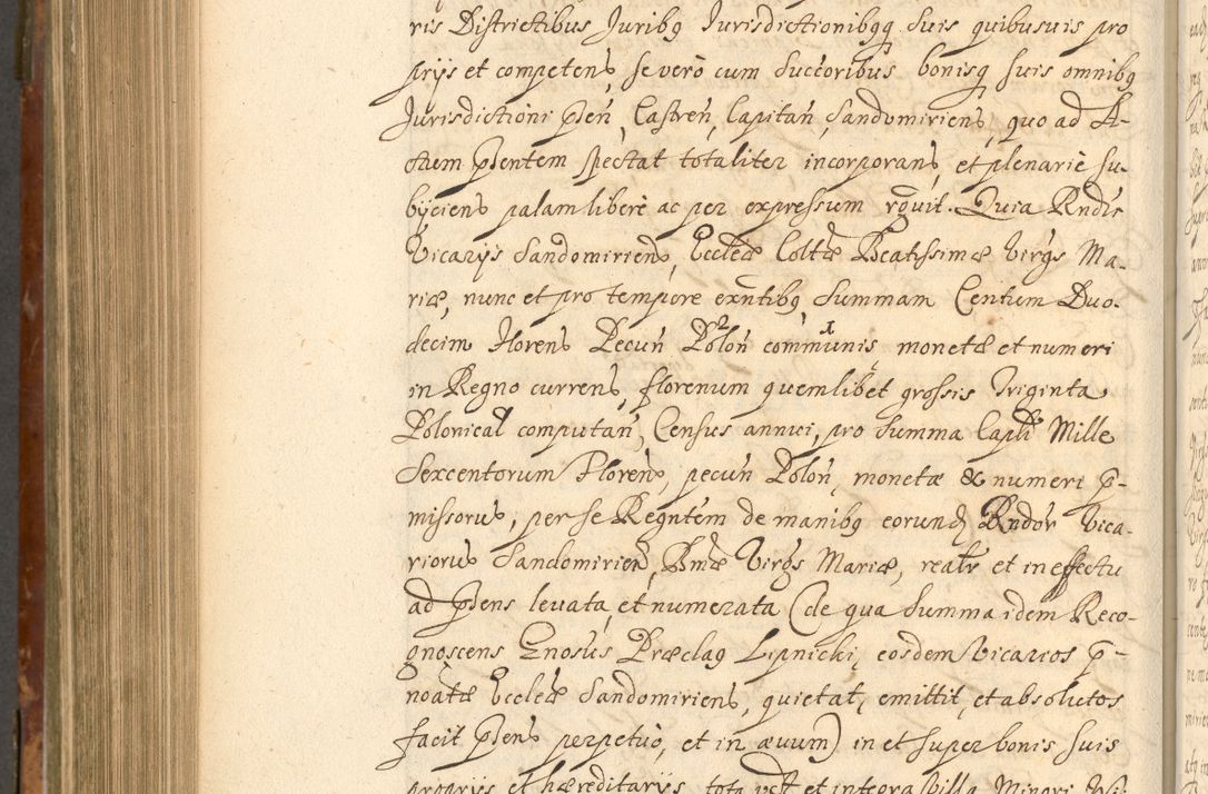 Zdjęcie nr 831 dla obiektu archiwalnego: Acta actorum, decretorum, sententiarum, erectionum, fundationum, confirmationum, instiutionum, resignationum, constitutionum, provisionum, submissionum, quietationum, substitutionum, ordinationum, ingrossationum, prostestationum R. D. Andreae Trzebicki, episcopi Cracoviensis, ducis Severiae in a. D. 1658 et  1659 acticatorum. Volumen I 
