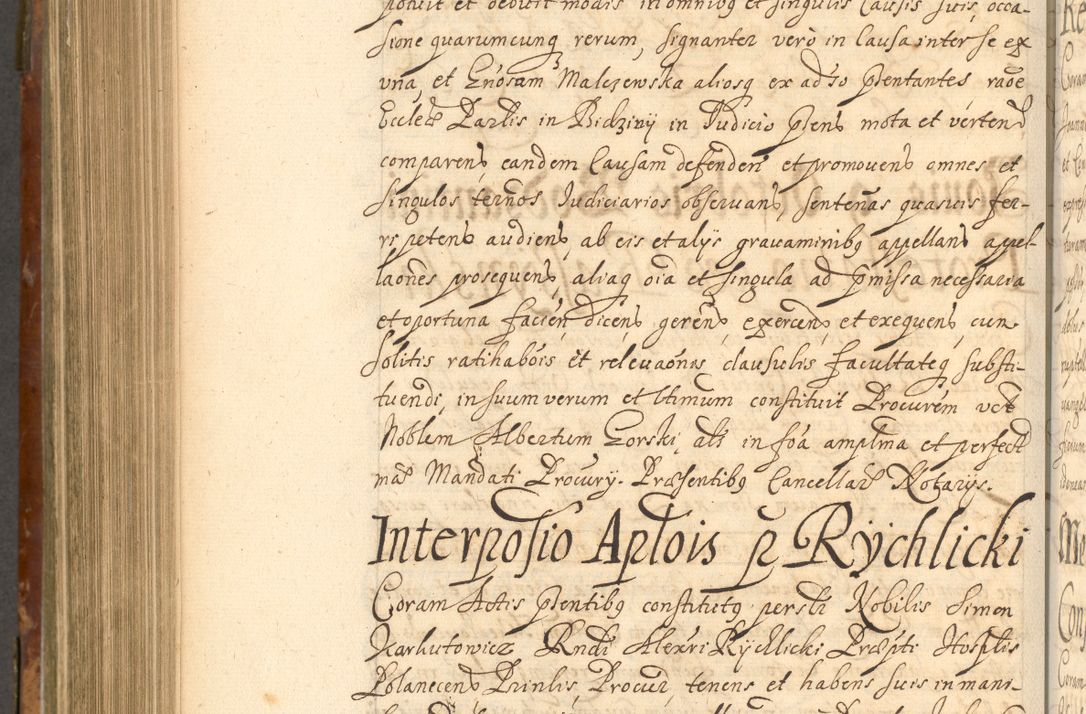Zdjęcie nr 823 dla obiektu archiwalnego: Acta actorum, decretorum, sententiarum, erectionum, fundationum, confirmationum, instiutionum, resignationum, constitutionum, provisionum, submissionum, quietationum, substitutionum, ordinationum, ingrossationum, prostestationum R. D. Andreae Trzebicki, episcopi Cracoviensis, ducis Severiae in a. D. 1658 et  1659 acticatorum. Volumen I 