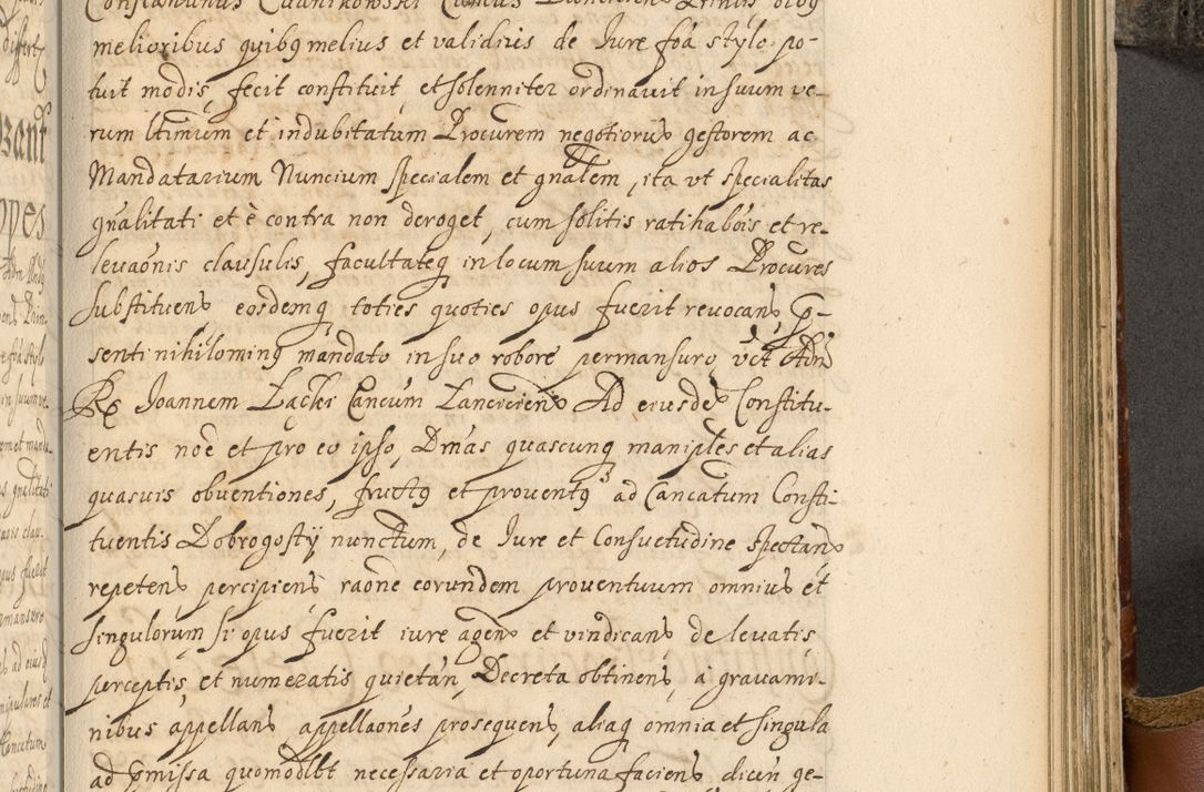 Zdjęcie nr 820 dla obiektu archiwalnego: Acta actorum, decretorum, sententiarum, erectionum, fundationum, confirmationum, instiutionum, resignationum, constitutionum, provisionum, submissionum, quietationum, substitutionum, ordinationum, ingrossationum, prostestationum R. D. Andreae Trzebicki, episcopi Cracoviensis, ducis Severiae in a. D. 1658 et  1659 acticatorum. Volumen I 