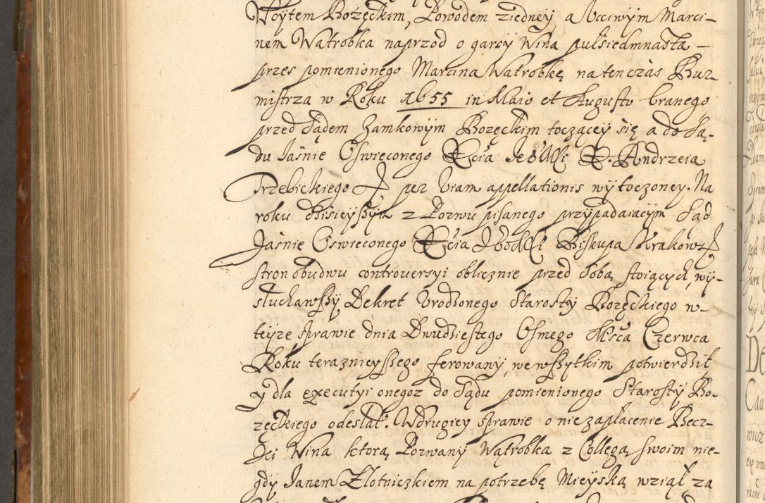 Zdjęcie nr 817 dla obiektu archiwalnego: Acta actorum, decretorum, sententiarum, erectionum, fundationum, confirmationum, instiutionum, resignationum, constitutionum, provisionum, submissionum, quietationum, substitutionum, ordinationum, ingrossationum, prostestationum R. D. Andreae Trzebicki, episcopi Cracoviensis, ducis Severiae in a. D. 1658 et  1659 acticatorum. Volumen I 