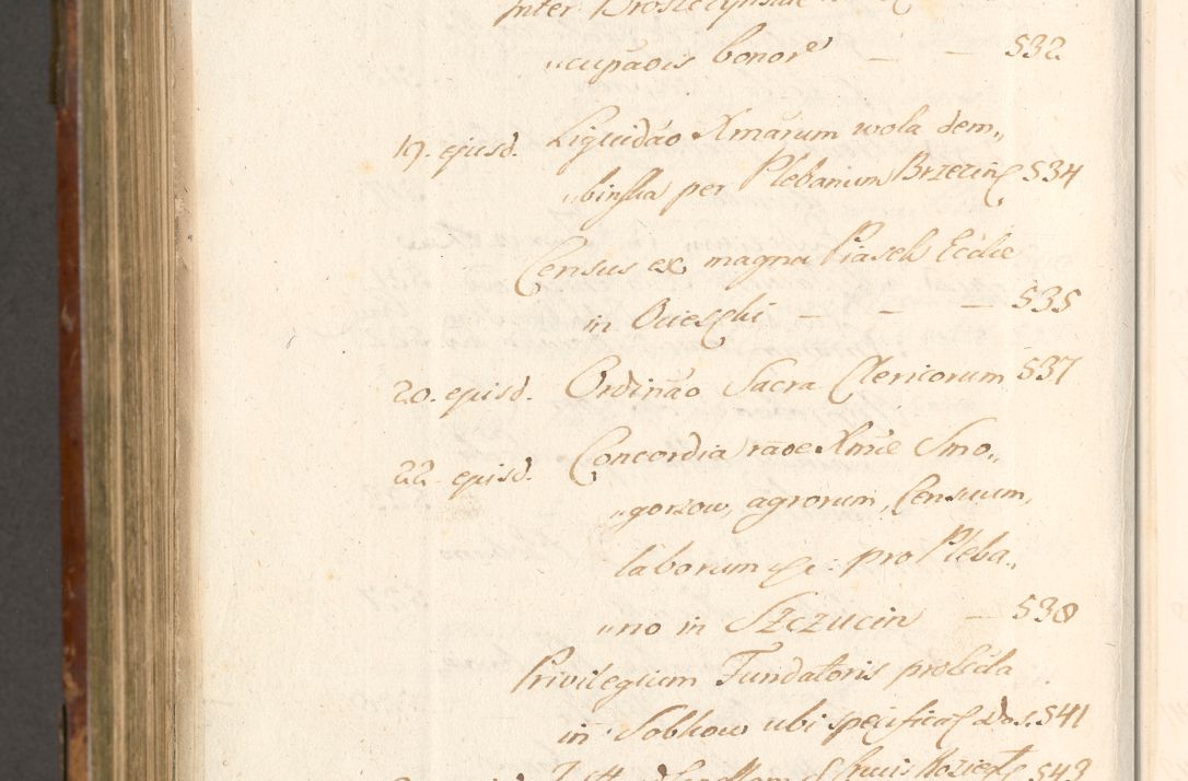 Zdjęcie nr 1149 dla obiektu archiwalnego: Acta actorum, decretorum, sententiarum, erectionum, fundationum, confirmationum, instiutionum, resignationum, constitutionum, provisionum, submissionum, quietationum, substitutionum, ordinationum, ingrossationum, prostestationum R. D. Andreae Trzebicki, episcopi Cracoviensis, ducis Severiae in a. D. 1658 et  1659 acticatorum. Volumen I 