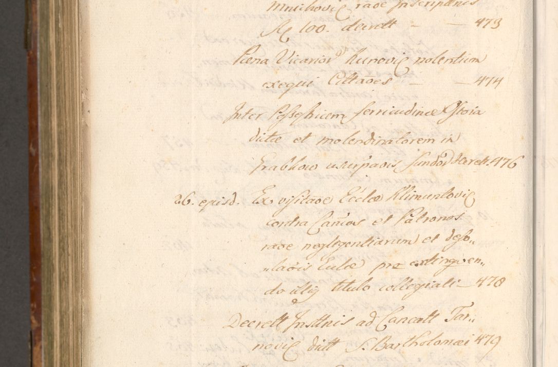 Zdjęcie nr 1145 dla obiektu archiwalnego: Acta actorum, decretorum, sententiarum, erectionum, fundationum, confirmationum, instiutionum, resignationum, constitutionum, provisionum, submissionum, quietationum, substitutionum, ordinationum, ingrossationum, prostestationum R. D. Andreae Trzebicki, episcopi Cracoviensis, ducis Severiae in a. D. 1658 et  1659 acticatorum. Volumen I 