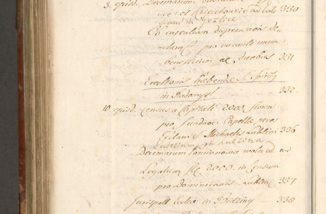Zdjęcie nr 1137 dla obiektu archiwalnego: Acta actorum, decretorum, sententiarum, erectionum, fundationum, confirmationum, instiutionum, resignationum, constitutionum, provisionum, submissionum, quietationum, substitutionum, ordinationum, ingrossationum, prostestationum R. D. Andreae Trzebicki, episcopi Cracoviensis, ducis Severiae in a. D. 1658 et  1659 acticatorum. Volumen I 