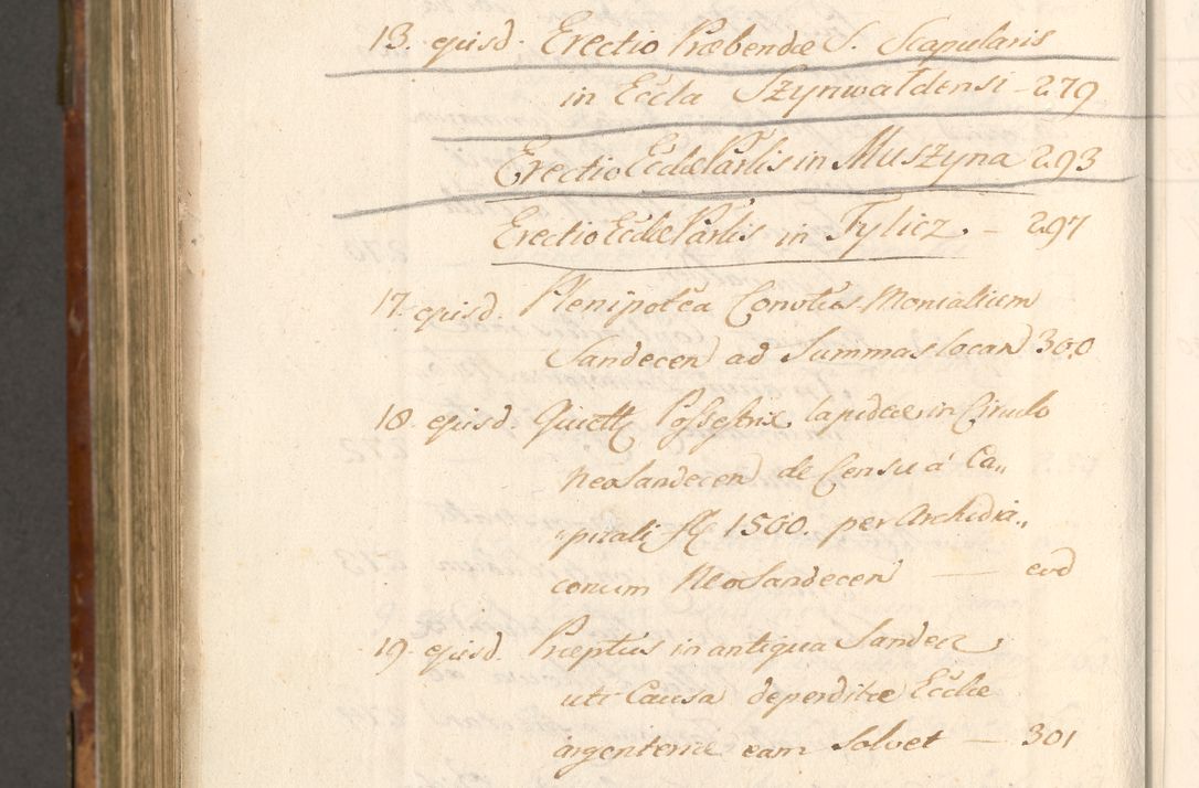 Zdjęcie nr 1135 dla obiektu archiwalnego: Acta actorum, decretorum, sententiarum, erectionum, fundationum, confirmationum, instiutionum, resignationum, constitutionum, provisionum, submissionum, quietationum, substitutionum, ordinationum, ingrossationum, prostestationum R. D. Andreae Trzebicki, episcopi Cracoviensis, ducis Severiae in a. D. 1658 et  1659 acticatorum. Volumen I 