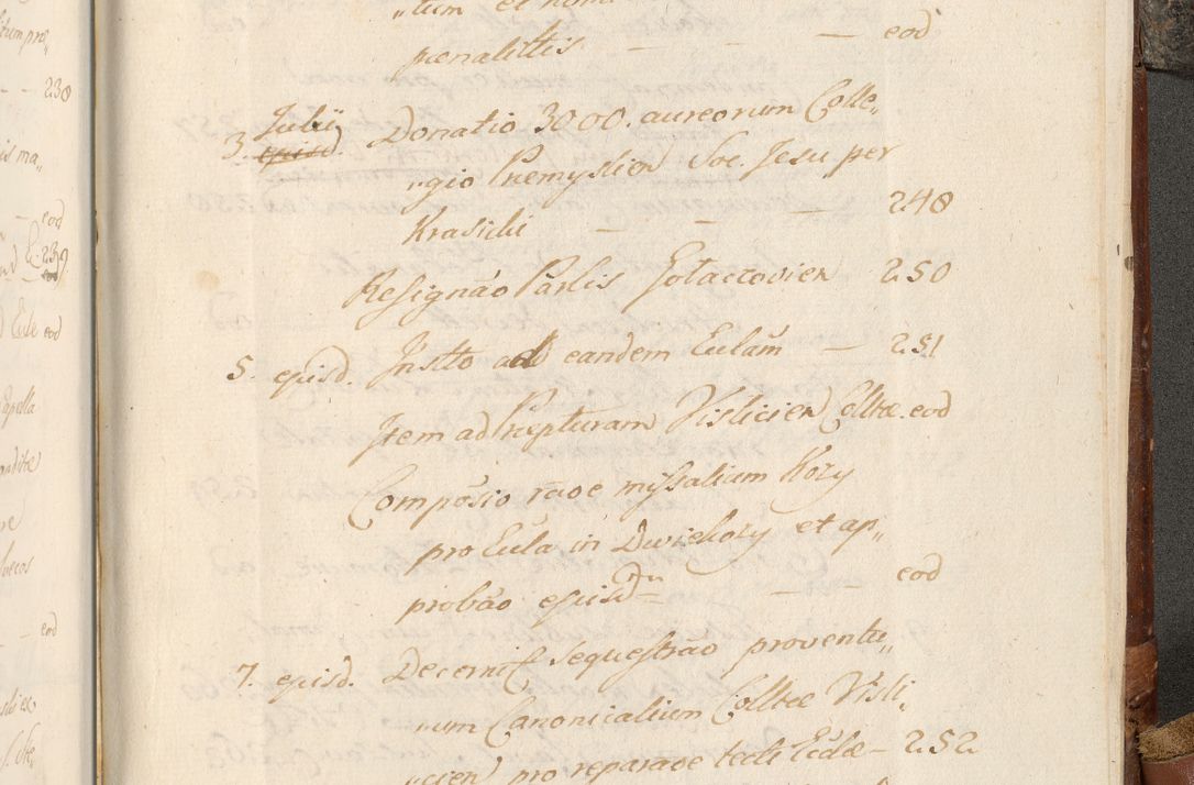 Zdjęcie nr 1132 dla obiektu archiwalnego: Acta actorum, decretorum, sententiarum, erectionum, fundationum, confirmationum, instiutionum, resignationum, constitutionum, provisionum, submissionum, quietationum, substitutionum, ordinationum, ingrossationum, prostestationum R. D. Andreae Trzebicki, episcopi Cracoviensis, ducis Severiae in a. D. 1658 et  1659 acticatorum. Volumen I 
