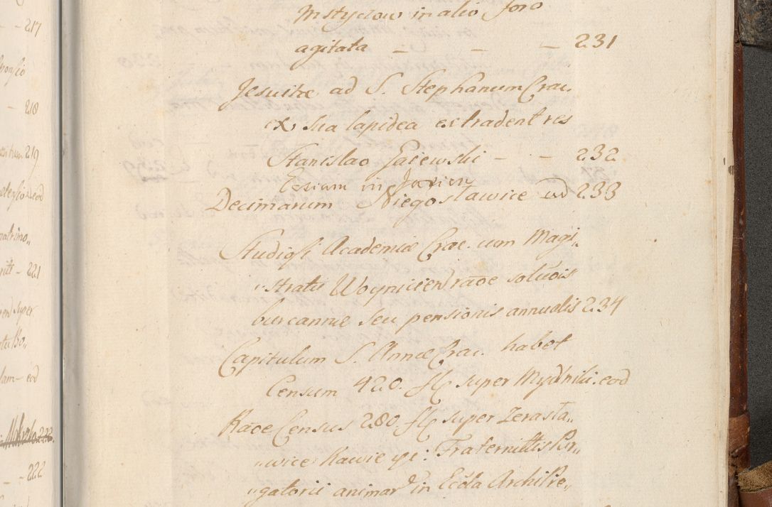 Zdjęcie nr 1130 dla obiektu archiwalnego: Acta actorum, decretorum, sententiarum, erectionum, fundationum, confirmationum, instiutionum, resignationum, constitutionum, provisionum, submissionum, quietationum, substitutionum, ordinationum, ingrossationum, prostestationum R. D. Andreae Trzebicki, episcopi Cracoviensis, ducis Severiae in a. D. 1658 et  1659 acticatorum. Volumen I 