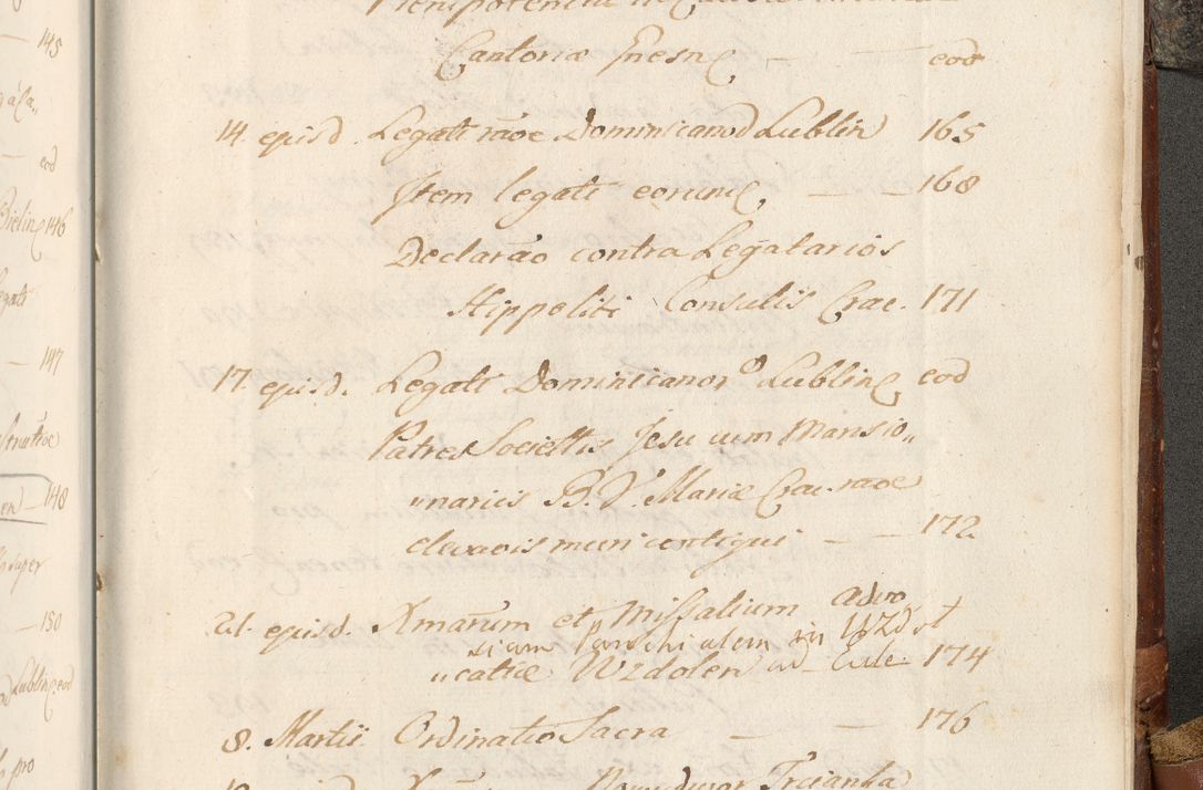 Zdjęcie nr 1126 dla obiektu archiwalnego: Acta actorum, decretorum, sententiarum, erectionum, fundationum, confirmationum, instiutionum, resignationum, constitutionum, provisionum, submissionum, quietationum, substitutionum, ordinationum, ingrossationum, prostestationum R. D. Andreae Trzebicki, episcopi Cracoviensis, ducis Severiae in a. D. 1658 et  1659 acticatorum. Volumen I 