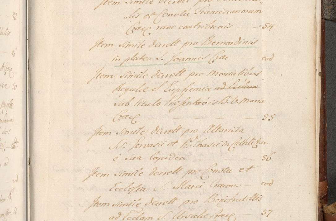 Zdjęcie nr 1118 dla obiektu archiwalnego: Acta actorum, decretorum, sententiarum, erectionum, fundationum, confirmationum, instiutionum, resignationum, constitutionum, provisionum, submissionum, quietationum, substitutionum, ordinationum, ingrossationum, prostestationum R. D. Andreae Trzebicki, episcopi Cracoviensis, ducis Severiae in a. D. 1658 et  1659 acticatorum. Volumen I 