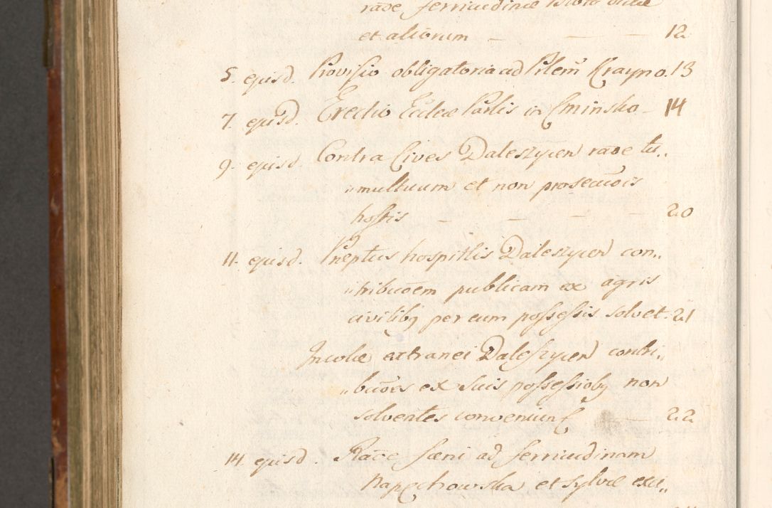 Zdjęcie nr 1115 dla obiektu archiwalnego: Acta actorum, decretorum, sententiarum, erectionum, fundationum, confirmationum, instiutionum, resignationum, constitutionum, provisionum, submissionum, quietationum, substitutionum, ordinationum, ingrossationum, prostestationum R. D. Andreae Trzebicki, episcopi Cracoviensis, ducis Severiae in a. D. 1658 et  1659 acticatorum. Volumen I 