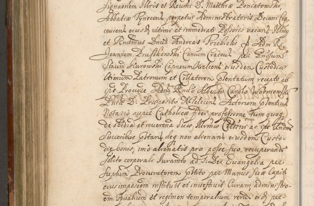 Zdjęcie nr 1113 dla obiektu archiwalnego: Acta actorum, decretorum, sententiarum, erectionum, fundationum, confirmationum, instiutionum, resignationum, constitutionum, provisionum, submissionum, quietationum, substitutionum, ordinationum, ingrossationum, prostestationum R. D. Andreae Trzebicki, episcopi Cracoviensis, ducis Severiae in a. D. 1658 et  1659 acticatorum. Volumen I 