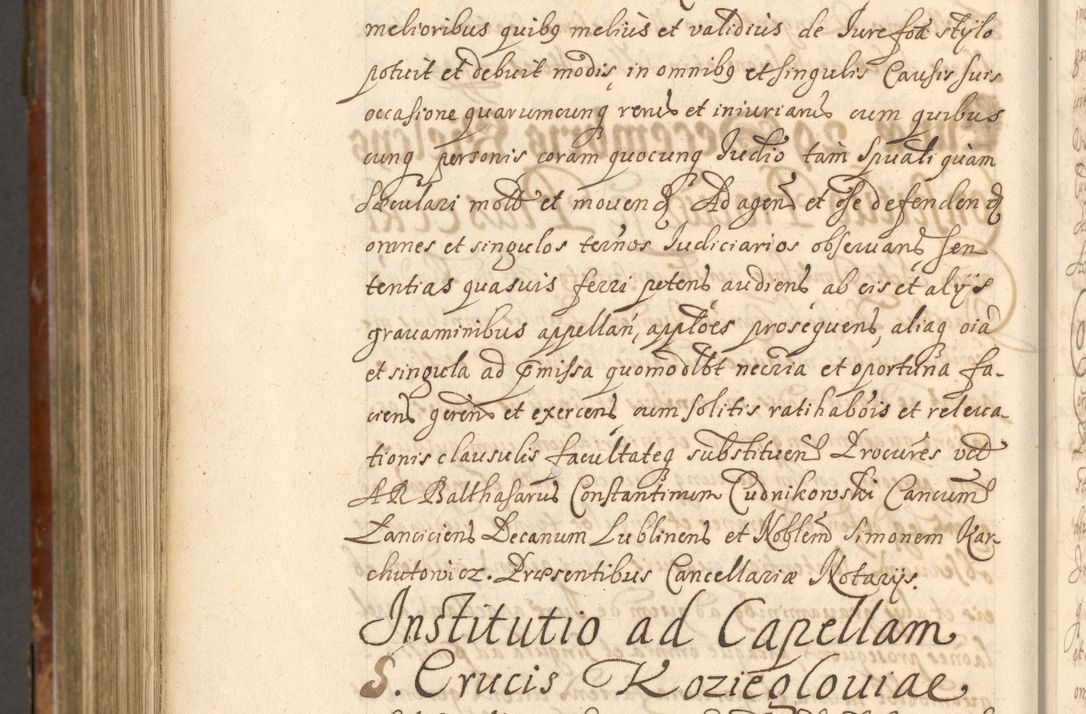 Zdjęcie nr 1111 dla obiektu archiwalnego: Acta actorum, decretorum, sententiarum, erectionum, fundationum, confirmationum, instiutionum, resignationum, constitutionum, provisionum, submissionum, quietationum, substitutionum, ordinationum, ingrossationum, prostestationum R. D. Andreae Trzebicki, episcopi Cracoviensis, ducis Severiae in a. D. 1658 et  1659 acticatorum. Volumen I 