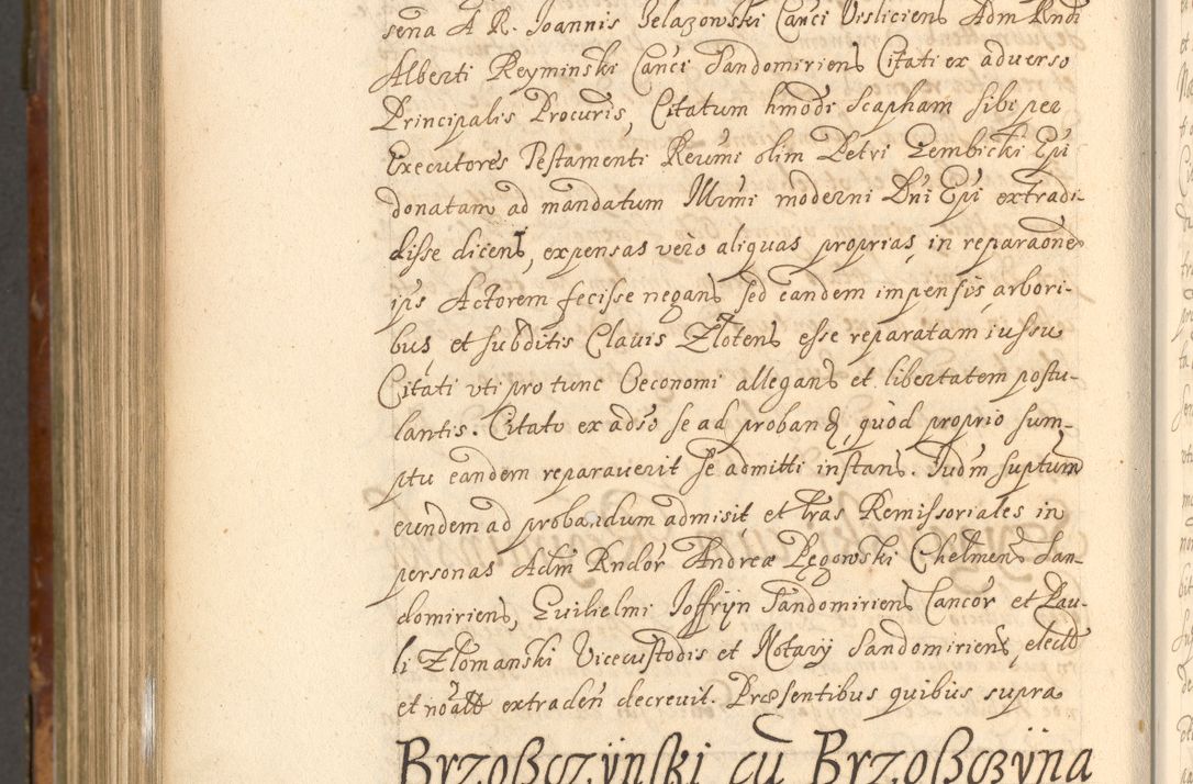 Zdjęcie nr 1089 dla obiektu archiwalnego: Acta actorum, decretorum, sententiarum, erectionum, fundationum, confirmationum, instiutionum, resignationum, constitutionum, provisionum, submissionum, quietationum, substitutionum, ordinationum, ingrossationum, prostestationum R. D. Andreae Trzebicki, episcopi Cracoviensis, ducis Severiae in a. D. 1658 et  1659 acticatorum. Volumen I 