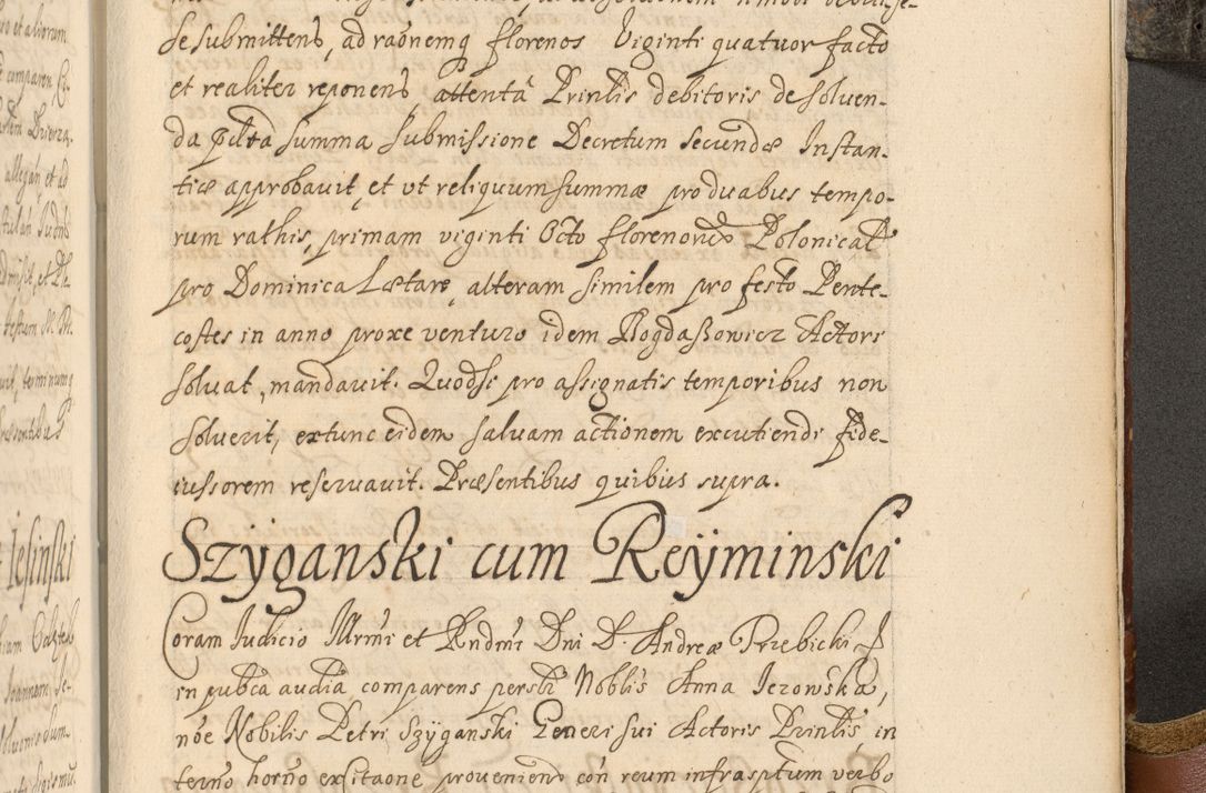 Zdjęcie nr 1088 dla obiektu archiwalnego: Acta actorum, decretorum, sententiarum, erectionum, fundationum, confirmationum, instiutionum, resignationum, constitutionum, provisionum, submissionum, quietationum, substitutionum, ordinationum, ingrossationum, prostestationum R. D. Andreae Trzebicki, episcopi Cracoviensis, ducis Severiae in a. D. 1658 et  1659 acticatorum. Volumen I 