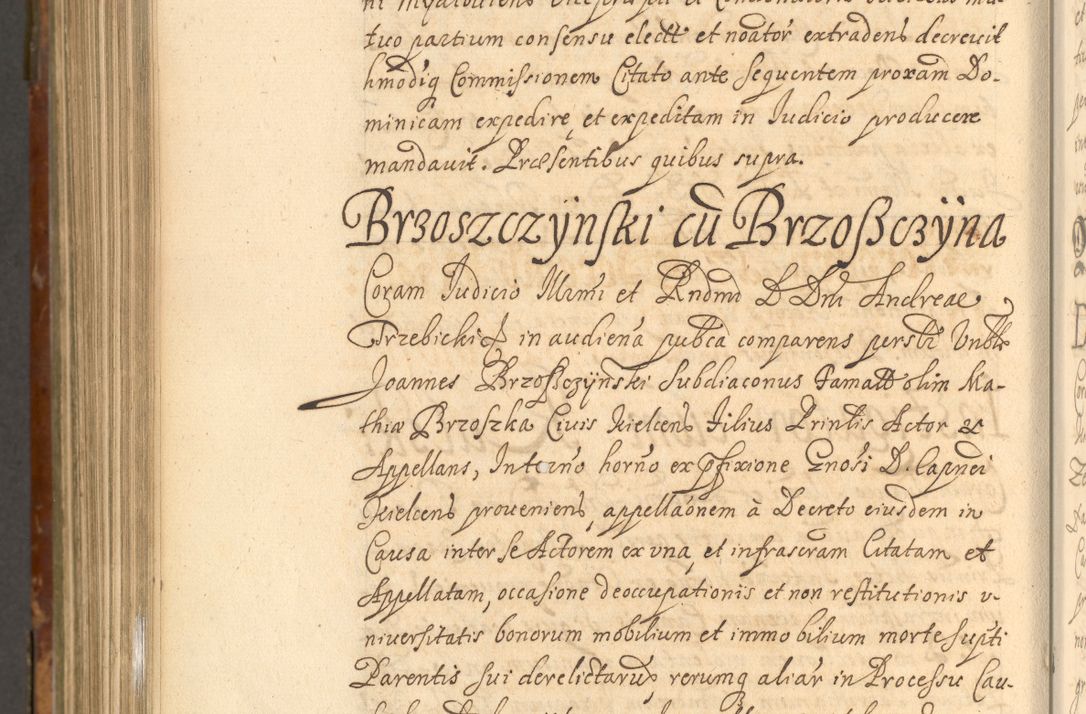 Zdjęcie nr 1083 dla obiektu archiwalnego: Acta actorum, decretorum, sententiarum, erectionum, fundationum, confirmationum, instiutionum, resignationum, constitutionum, provisionum, submissionum, quietationum, substitutionum, ordinationum, ingrossationum, prostestationum R. D. Andreae Trzebicki, episcopi Cracoviensis, ducis Severiae in a. D. 1658 et  1659 acticatorum. Volumen I 
