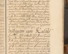 Zdjęcie nr 1082 dla obiektu archiwalnego: Acta actorum, decretorum, sententiarum, erectionum, fundationum, confirmationum, instiutionum, resignationum, constitutionum, provisionum, submissionum, quietationum, substitutionum, ordinationum, ingrossationum, prostestationum R. D. Andreae Trzebicki, episcopi Cracoviensis, ducis Severiae in a. D. 1658 et  1659 acticatorum. Volumen I 