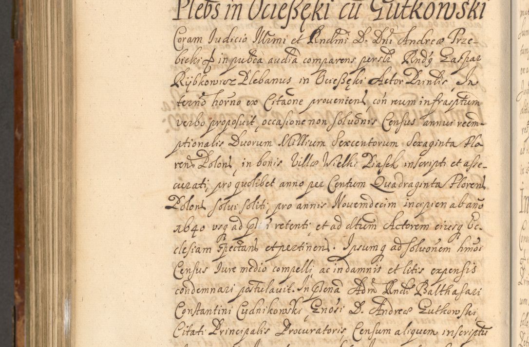 Zdjęcie nr 1081 dla obiektu archiwalnego: Acta actorum, decretorum, sententiarum, erectionum, fundationum, confirmationum, instiutionum, resignationum, constitutionum, provisionum, submissionum, quietationum, substitutionum, ordinationum, ingrossationum, prostestationum R. D. Andreae Trzebicki, episcopi Cracoviensis, ducis Severiae in a. D. 1658 et  1659 acticatorum. Volumen I 