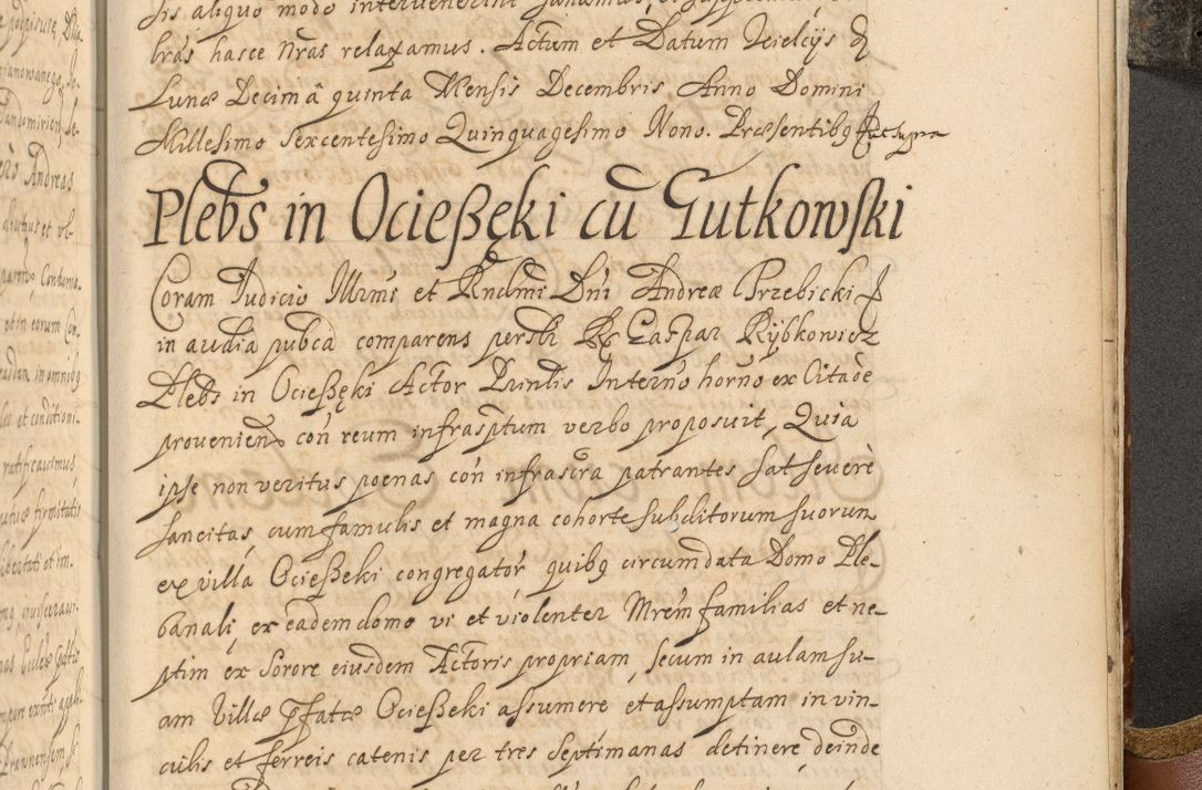 Zdjęcie nr 1076 dla obiektu archiwalnego: Acta actorum, decretorum, sententiarum, erectionum, fundationum, confirmationum, instiutionum, resignationum, constitutionum, provisionum, submissionum, quietationum, substitutionum, ordinationum, ingrossationum, prostestationum R. D. Andreae Trzebicki, episcopi Cracoviensis, ducis Severiae in a. D. 1658 et  1659 acticatorum. Volumen I 